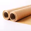 Papel de aceite de silicona color tronco papel para barbacoa barbacoa color natural papel kraft amarillo papel para hornear cocina absorción de aceite comercio exterior transfronterizo