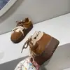 Zapatillas de mujer con plataforma gruesa, que aumentan la altura, con cordones, zapatillas de entrenamiento retro alemanas versátiles, nueva colección otoño 2026, zapatillas deportivas y casuales populares para mujer