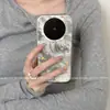 Adecuado para Funda de Teléfono Móvil Vivox300, Estilo Coreano Simple, Protección de Borde Completo, X200Promini, Anticaídas, Color Rosa Lunares