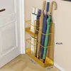 Porta Paraguas de Lujo Ligero para Entrada, Soporte de Paraguas para Espacios Estrechos, Estante para Paraguas de Entrada de Ascensor, Estante de Almacenamiento de Paraguas de Pie para el Hogar