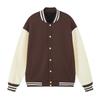 Dahe era 330g combinación de colores hombro caído colorido algodón chaqueta de uniforme de béisbol uniforme de clase ropa de trabajo en stock logo estampado bordado