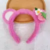 Linda Nueva Diadema de Dibujos Animados para Mujer, Diadema de Felpa para Lavarse la Cara y Aplicarse Mascarilla Facial, Accesorio para el Cabello Antideslizante