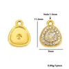Aço Inoxidável Estrela Explosiva Cravejada de Diamantes Beija-flor Cereja Trevo de Quatro Folhas Pingente Pequeno Materiais para Joias DIY Pulseira Colar Acessórios