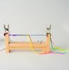 [Valle de las Mariposas] soporte para cuerda de mano trenzado creativo manual DIY herramienta de fijación trenzada soporte trenzado madera maciza ajuste