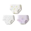 Ropa Interior de Algodón para Niñas Balabala Balaone Pantalones Cortos Triangulares para Niños Niños Grandes Sin Pinza Pp Paquete de Tres Entrepierna Antibacteriana