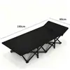 Fornecimento exclusivo transfronteiriço de cama dobrável individual para exterior, acampamento militar, cama simples portátil para dormir ao ar livre