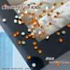 Pedras de Strass Redondas Pequenas K9 Sparkling White com 33 Facetas e Base Plana para Nail Art, Pacote Misto de Pedras de Strass Coloridas com Base Plana Decorações para Nail Art