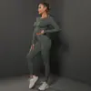 Conjunto Europeu e Americano de Yoga Sem Costura Pêssego Justo Conjunto de Roupa de Yoga Esporte Corrida Fitness Duas Peças Feminino