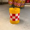 Barris Anti-Colisão Moldados por Rotação, Boias de Isolamento Aquático, Barris Plásticos Anti-Colisão para Estrada, Barris de Advertência para Desvio, Barris Cilíndricos Refletivos Anti-Colisão