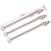 1 Juego de Cadena de Cola con Cierre de Langosta Galvanizado al Vacío de Acero Inoxidable Colgante Colgante DIY Pulsera Collar Accesorios de Joyería