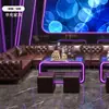 Sofá de Luxo de Alta Gama para Club KTV, Sala de Karaokê, Sala de Festa de Villa, Sala Privada, Cabine em Forma de U/L para Bar, Mobiliário de Hotel