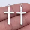 13X27mm 1.1g Liga Multicor Acessórios para Joias Pingente Cruzado Popular Europeu e Americano Retro DIY