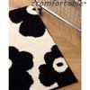 Alfombra de Baño Gruesa Absorbente Simple Transfronteriza, Alfombra de Baño Antideslizante Imitación Cachemira para el Hogar, Alfombrilla Absorbente para el Suelo del Baño