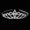 Diadema Metálica con Pedrería Japonesa y Coreana Corona de Princesa para Niños Performance de Baile Cumpleaños Diadema para Niña