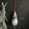Decorações de Natal malha lã Forester Doll Chimes pequeno sem rosto boneca árvore de Natal decoração pingente