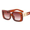 924-1 outu Nuevo ins color de caja patrón gafas de sol estilo rock foto callejera reparación de rostro personalidad pasarela hombres y mujeres gafas de sol