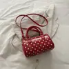 Bolso de Mano de Lunares de Personalidad Simple Nuevo Verano 2026 Bolso Baguette Moda para Mujer Bolso de Hombro Cruzado Lindo para Viajes