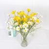 Flores Artificiais Margarida Camomila, Flores Artificiais, Crisântemo Holandês, Arranjo Floral para Mesa de Jantar da Sala de Estar, Flores Artificiais Margarida