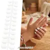 Uñas Postizas Opacas Esmeriladas Populares de Amazon para Niños, Uñas Portátiles en Colores Sólidos y Múltiples Colores, Piezas de Uñas en Diferentes Tamaños