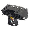 Transfronteiriço dedicado a holofotes de motocicleta branco amarelo luz dupla carro elétrico 24W farol farol retrofit lente de carro LED