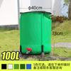 Cubo para Recolección de Agua de Lluvia Cubo de Agua de Plástico Cubo de Almacenamiento de Agua Doméstico Plegable de Gran Capacidad con Grifo Cubo de Agua Portátil