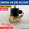 Válvula Solenoide Pneumática para Tubo de Água 2w-025-08 Normalmente Fechada 2w160-15 220 Controle 220v Válvula de Descarga 2w040-10