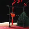 Estilo Chinês Peixe Auspicioso Decoração Pendente Festiva para o Ano Novo Tassel Bordado Sachê Em Estoque Viagens Seguras Decoração Pendente para Carro
