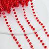 Cadena de retención de color DIY, serie roja, variedad de horquillas con borlas, ropa antigua, accesorios exóticos, cadena suelta.