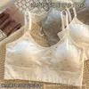 40 Piezas, Algodón Puro Peinado Completamente, 180g, Ropa Interior para Niñas de Secundaria y Preparatoria, Deportiva, a Prueba de Impactos, Transpirable, Copas Fijas