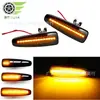 Adequado para Mitsubishi Outlander Lancer Phantom Luz LED amarela Luz de fluxo de água Folha de luz Luz de seta