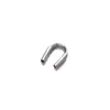 Plata de Ley S925 Hebilla en Forma de U Hebilla de Alambre Accesorios Pulsera DIY Hecha a Mano Collar Alambre de Acabado con Cuentas Fabricante de Hebillas de Alambre Venta al Por Mayor