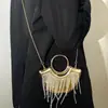 Bolso Pequeño con Borla 2026, Bolso de Noche de Comercio Exterior, Bolso de Hombro, Bolso Cruzado para Labial, Bolso de Noche Transfronterizo para Mujer