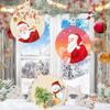 Bolas navideñas de madera redondas sin terminar, 8 piezas, para colgar, para manualidades de decoración navideña DIY