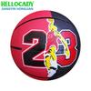 Baloncesto de goma negro verde amarillo marrón de fábrica para deportes de interior y exterior, baloncesto de alta calidad para exportación