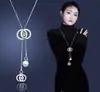 Colar de Cobra da Moda Design de Nicho de Alta Qualidade Corrente de Lã Luxo Leve Versátil Pingente Exquisito Pingente para Roupas Femininas