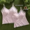 Top Camisola Minimalista de Personalidad Estilo Francés con Escote en V y Encaje Parcheado Ajustado, Ropa Exterior Vintage Hot Girl con Hermoso Diseño en la Espalda