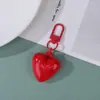 2026 Nuevo Llavero Adorno Colgante Pequeño Macarrón Corazón 3D Accesorio para Bolso Hebilla de Llavero Venta al por Mayor
