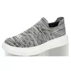 Nuevos Zapatos Tejidos Fly Slip-On para Pareja para Hombre, Zapatos Deportivos de Malla para Hombre, Zapatos Casuales Old Beijing para Hombre