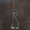 Brinquedo de Estatueta Modelo Guerreiro com Armadura de Cobre Estilo Antigo, Peças de Jogo de Tabuleiro de Cobre Branco, Jogo de Batalha Militar, Presente de Aniversário para Homens, Atacado