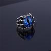 Cross-border Novo Cool Skull Devil Claw Devil's Eye Ring All-match Individualidade ajustável Blue Eyes Ring
