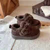 Botas Retro de Gamuza Birkenstock para Niñas 2026 Nuevo Estilo de Invierno Suela Suave Acolchadas de Lana de Cordero Botas de Nieve para Niños Medianos y Grandes