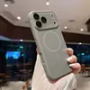 Funda magnética líquida para teléfono compatible con Apple 18Promax, Funda protectora 14 para iPhone 17 con protector de lente de cobertura total