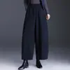 Pantalones Casuales Sueltos de Pierna Ancha con Cintura Elástica para Mujer, Nuevo Estilo Otoño 2026, Elegantes, Cubren la Cadera, Rejuvenecedores, Pantalones Cropped de Moda
