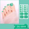 Zhengxiang Color Sólido Polvo de Cebolla Brillo Pegatinas para Uñas de Pie Explosiones Transfronterizas Pegatinas para Uñas de Pie de Niña Pegatinas para Uñas Pegatinas Impermeables para Pies