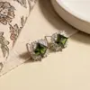 Colar Geométrico Exquisito de Alta Qualidade Microincrustado, Venda Quente Transfronteiriça, Conjunto de Joias Versátil Elegante para Clavícula de Luxo Leve e Nicho