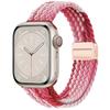 Correa de Reloj Magnética Trenzada de Doble Bucle para Cintura Delgada Adecuada para Apple 9 10 iWatch S11 Pulsera Magnética de Nylon