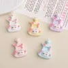 Accesorios de Resina DIY de Dibujos Animados, Gato Guitarra Pegamento de Crema Pasador de Pelo, Funda de Teléfono, Hebilla de Zapato, Llavero, Accesorios de Colgante