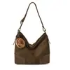 Bolso de Mano Retro Escarchado Nuevo Estilo Otoño e Invierno 2025 Simple Gran Capacidad Estudiante Clase Bolso de Axila Bolso de Hombro Único Cruzado