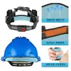 Gorra de Casco para Obra de Verano Transfronteriza con Acolchado Antisuor y Antifricción, Acolchado de Malla Transpirable para Barrera de Sudor