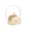 Tampa de panela de mesa estilo creme, suporte para espátula, suporte integrado para fogão de cozinha, suporte para drenagem de utensílios, suporte para colheres e pauzinhos
